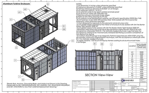 Fully detailed fabrication drawings